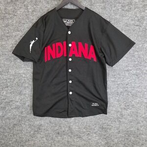 Playa Society Indiana Fever Basetball Jersey Black Red Unisex‎ Adult 2XL